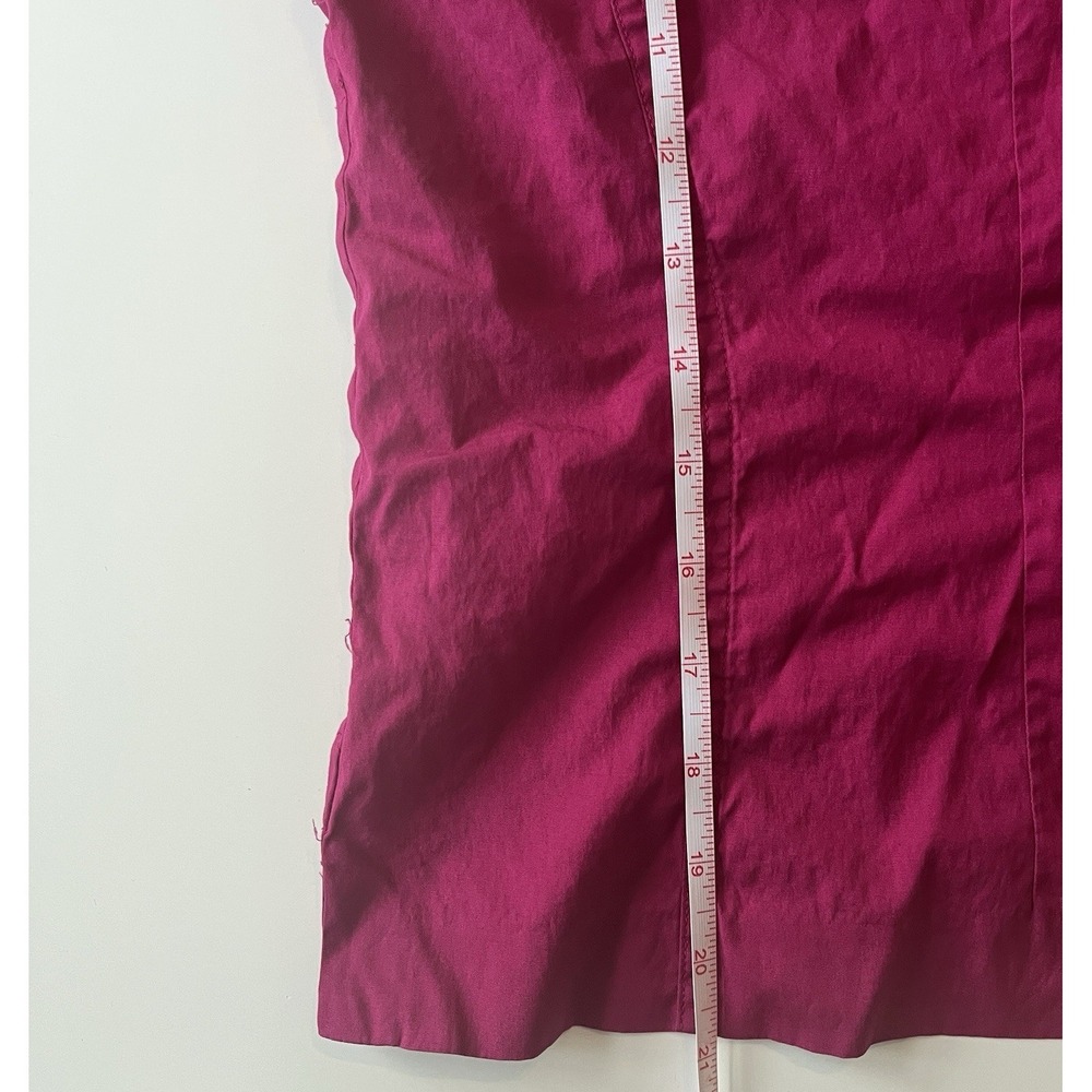 VTG Talbots Collection Womens Size 8 Fuschia Dark Pink Jacket Blazer Lightweight - Picture 9 of 9